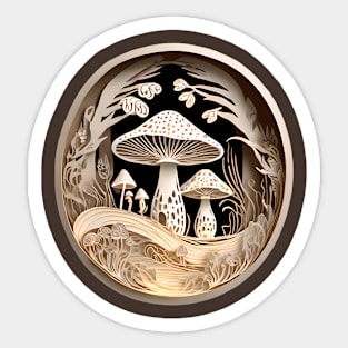 Mushroom Sticker